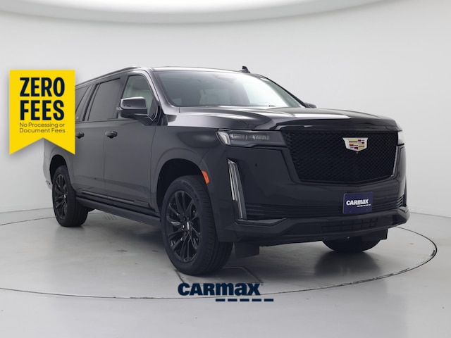 Black 2022 Cadillac Escalade ESV SUV / Crossover Four-Wheel Drive Automatic