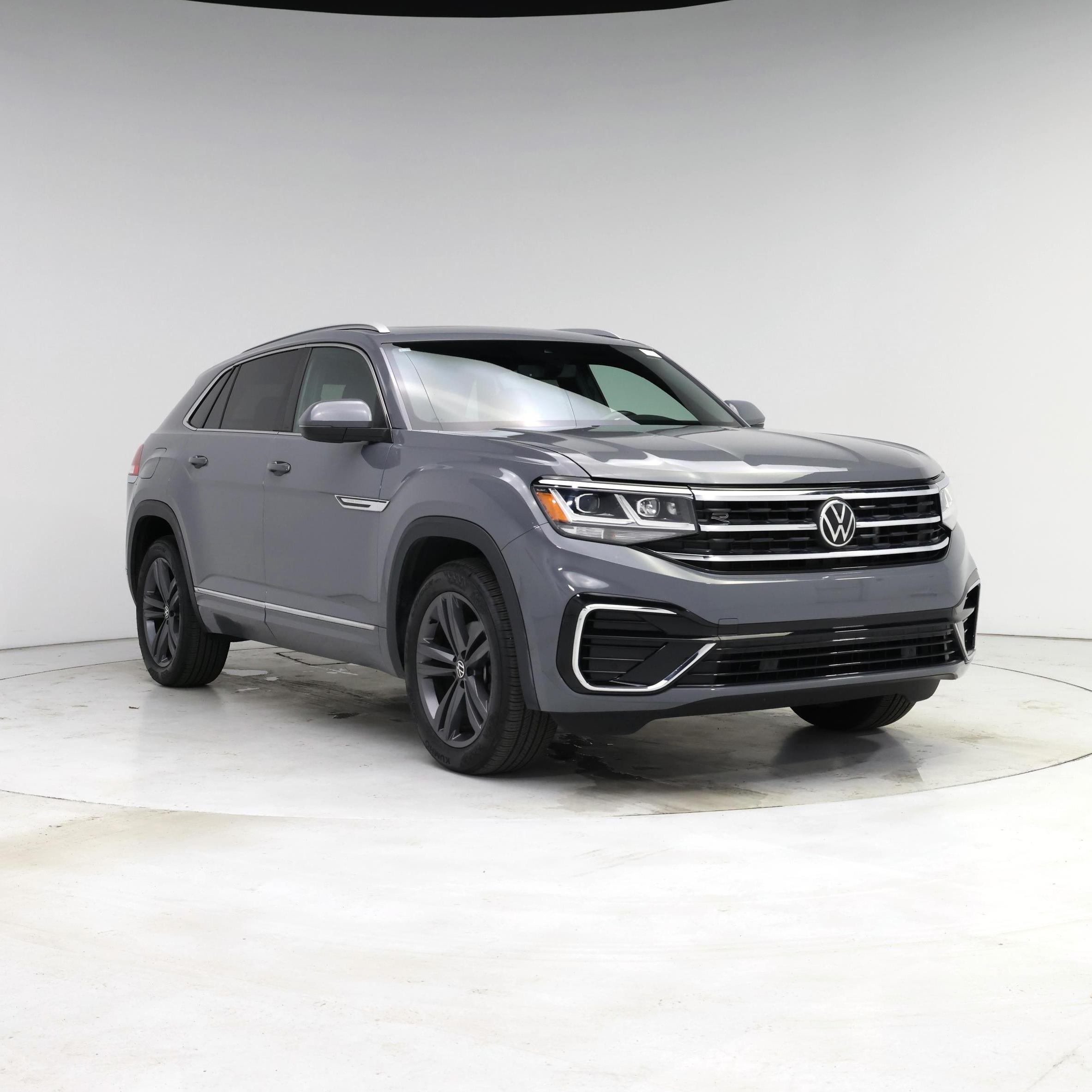 Gray 2022 Volkswagen Atlas Cross Sport SUV / Crossover All-Wheel Drive Automatic