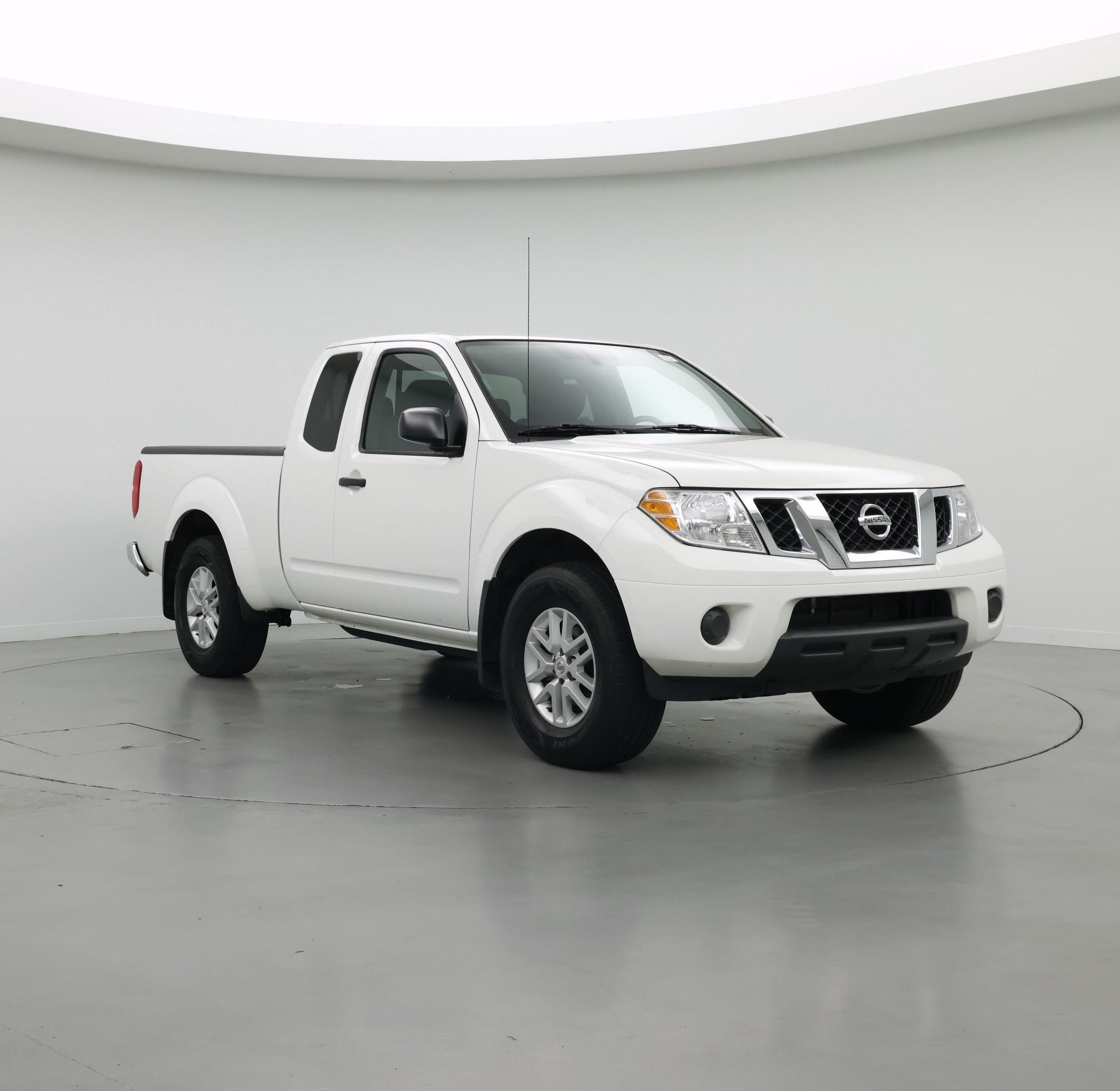 White 2021 Nissan Frontier Pickup Truck Four-Wheel Drive Automatic