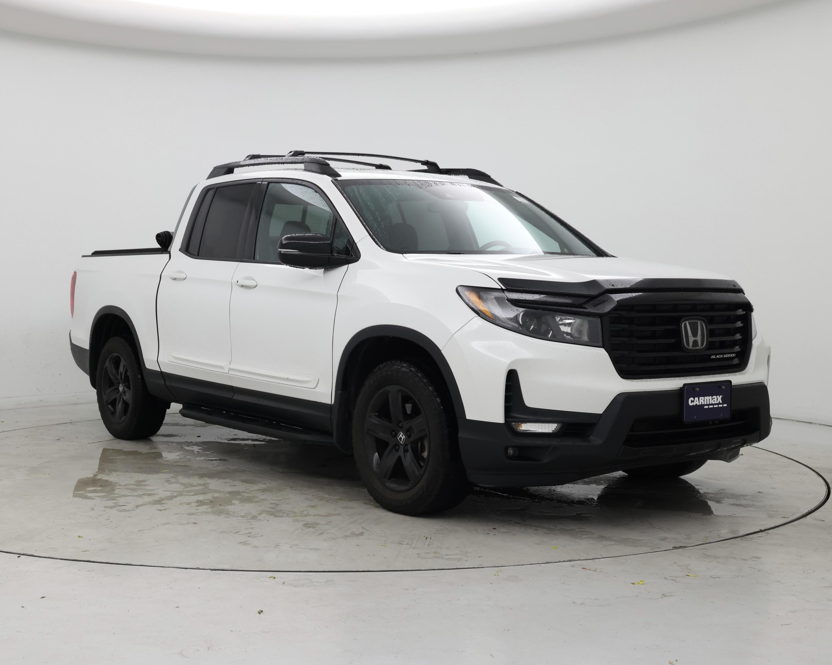 White 2023 Honda Ridgeline Pickup Truck All-Wheel Drive Automatic