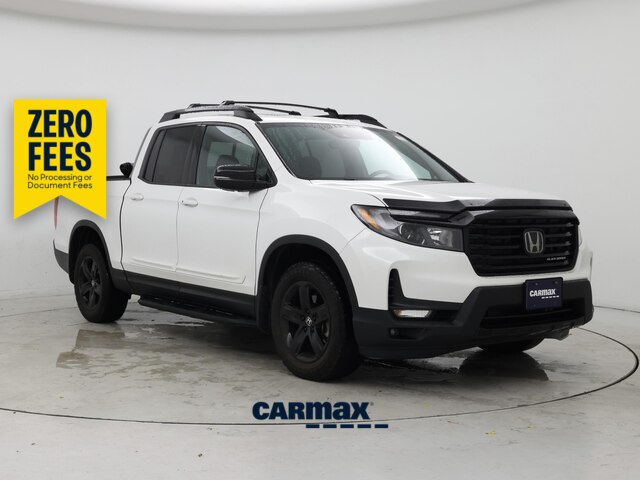 White 2023 Honda Ridgeline Pickup Truck All-Wheel Drive Automatic