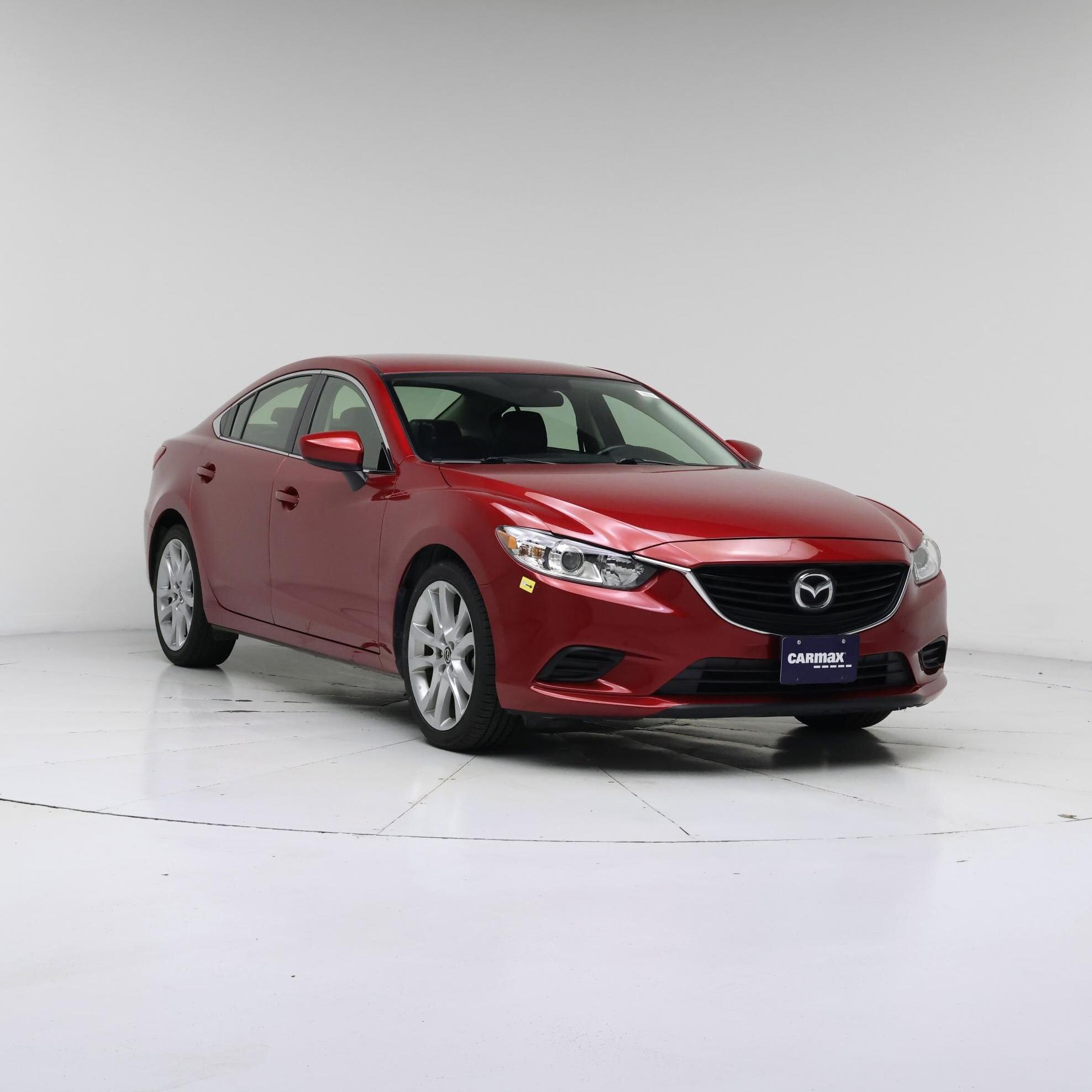 Red 2014 Mazda MAZDA6 Sedan Front-Wheel Drive Automatic