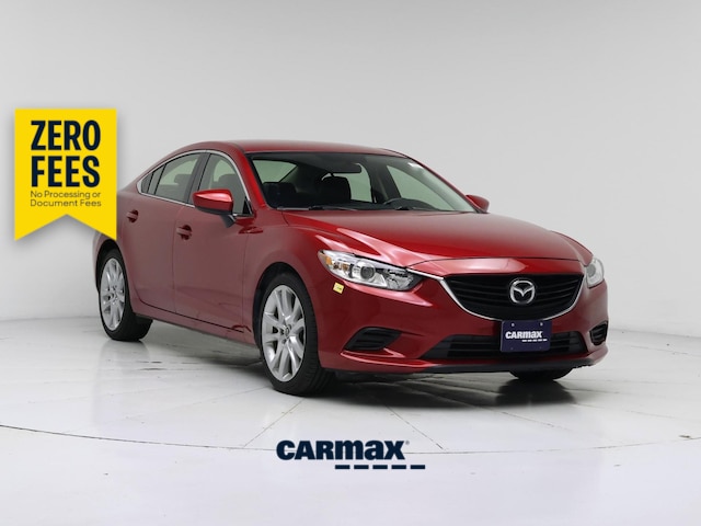 Red 2014 Mazda MAZDA6 Sedan Front-Wheel Drive Automatic