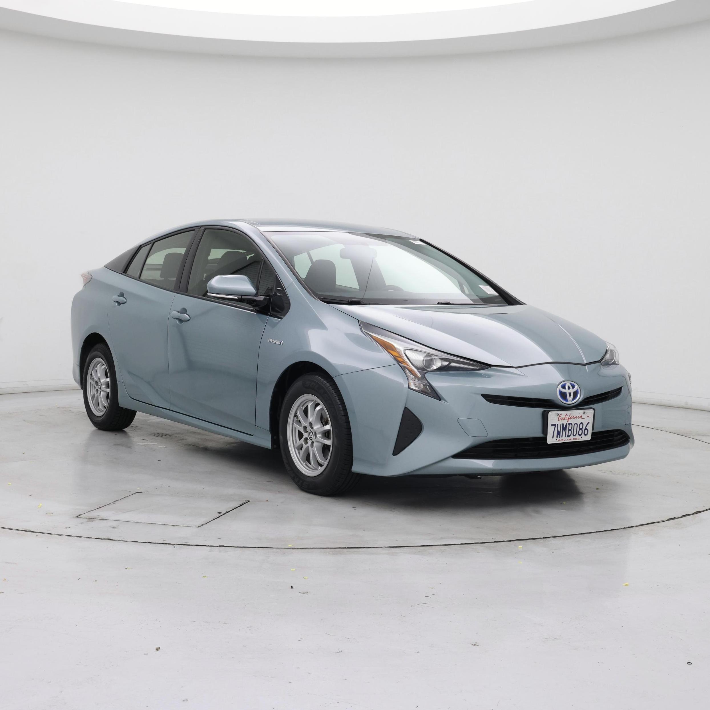 Blue 2016 Toyota Prius Hatchback Front-Wheel Drive Automatic