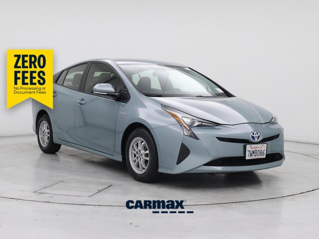 Blue 2016 Toyota Prius Hatchback Front-Wheel Drive Automatic