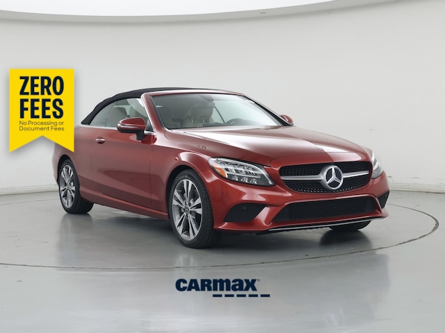 Red 2021 Mercedes-Benz C-Class Convertible All-Wheel Drive Automatic