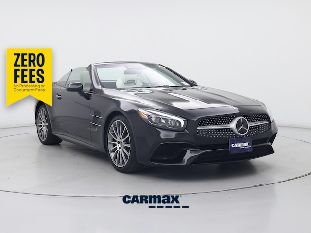 Black 2019 Mercedes-Benz SL-Class Convertible Rear-Wheel Drive Automatic