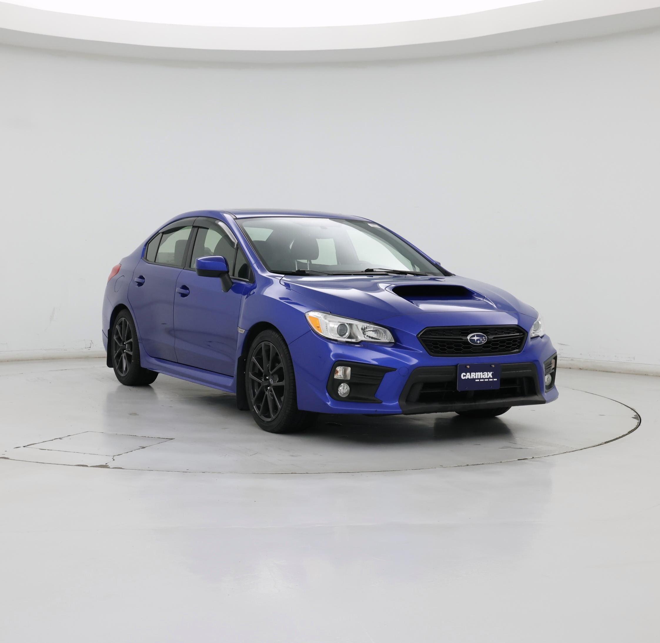 Blue 2021 Subaru WRX Sedan All-Wheel Drive Manual