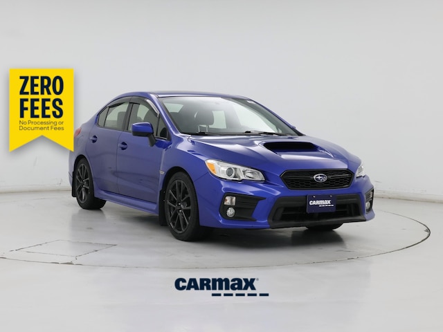 Blue 2021 Subaru WRX Sedan All-Wheel Drive Manual