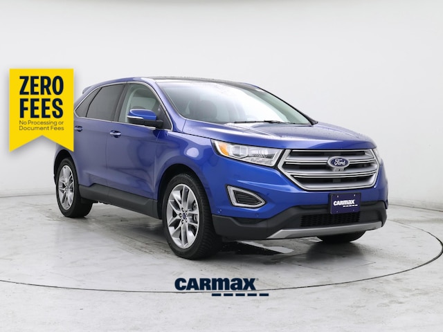 Blue 2018 Ford Edge SUV / Crossover All-Wheel Drive Automatic