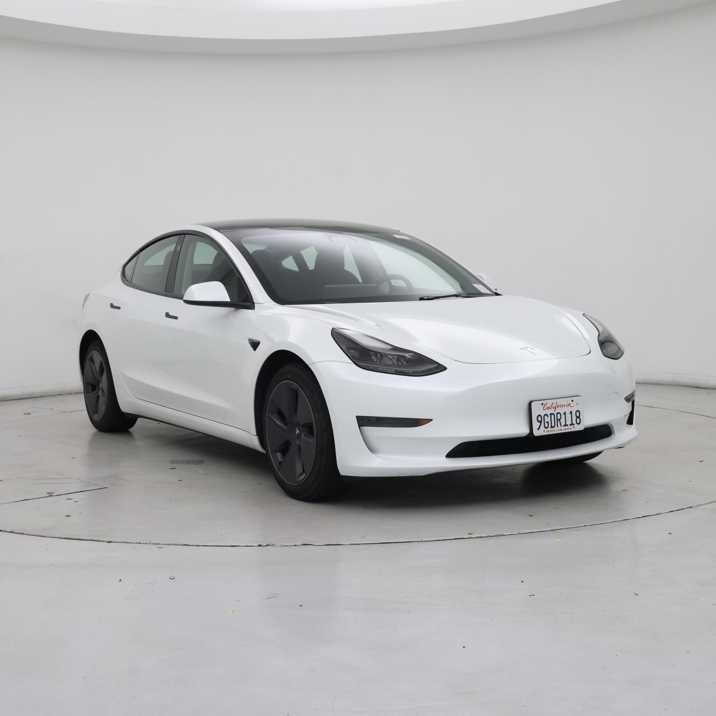 White 2023 Tesla Model 3 Sedan Rear-Wheel Drive Automatic