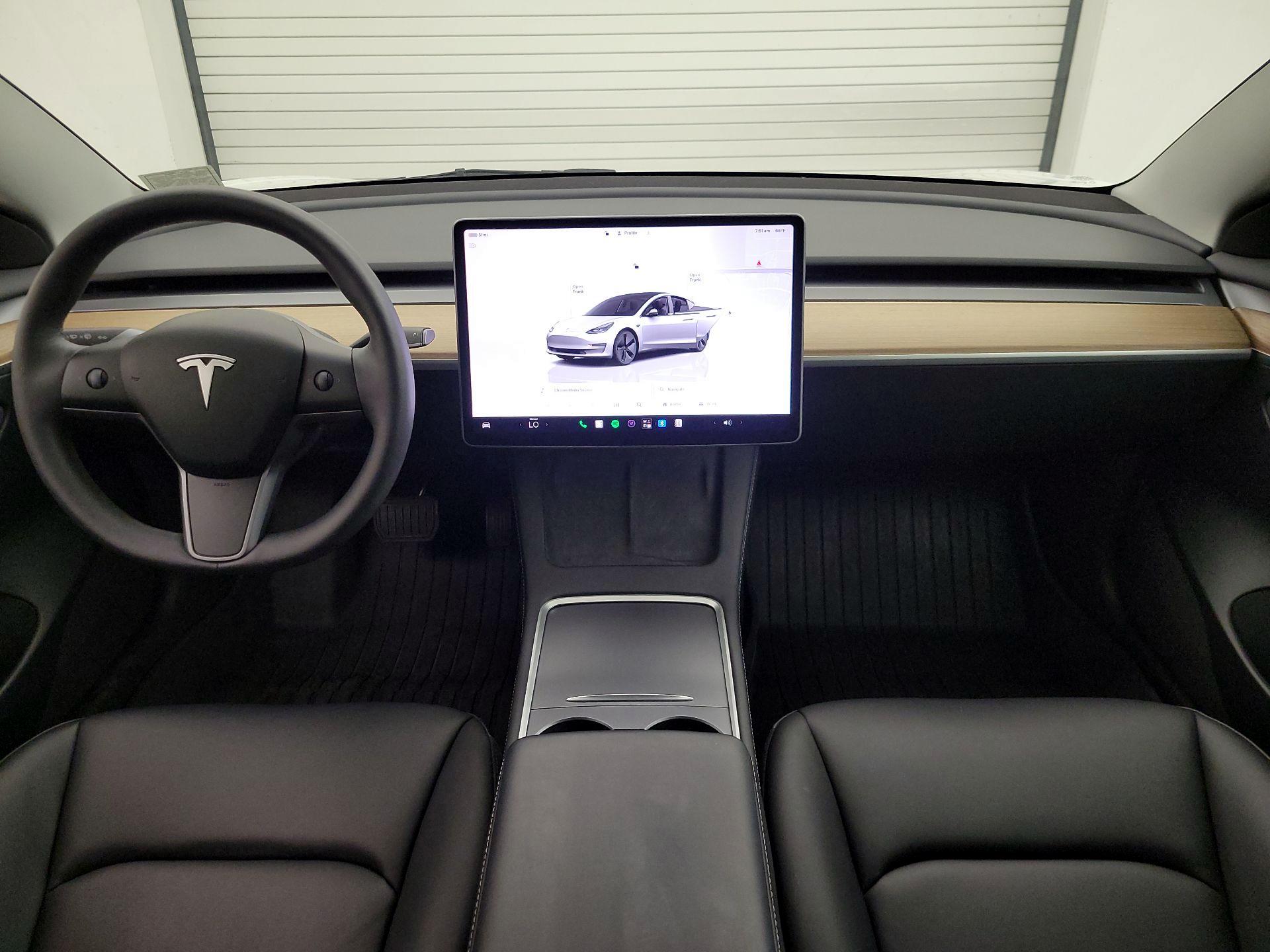 White 2023 Tesla Model 3 Sedan Rear-Wheel Drive Automatic