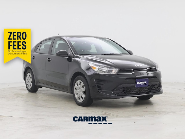 Black 2023 Kia Rio Sedan Front-Wheel Drive Automatic
