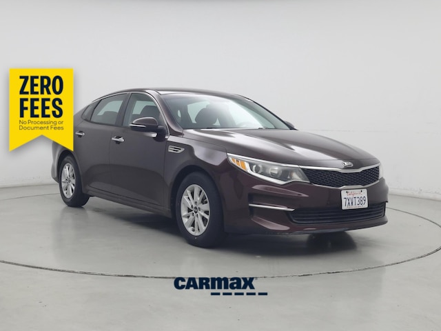 Red (Burgundy) 2017 Kia Optima Sedan Front-Wheel Drive Automatic