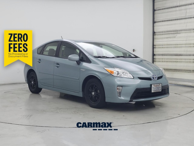 Green 2015 Toyota Prius Hatchback Front-Wheel Drive Automatic