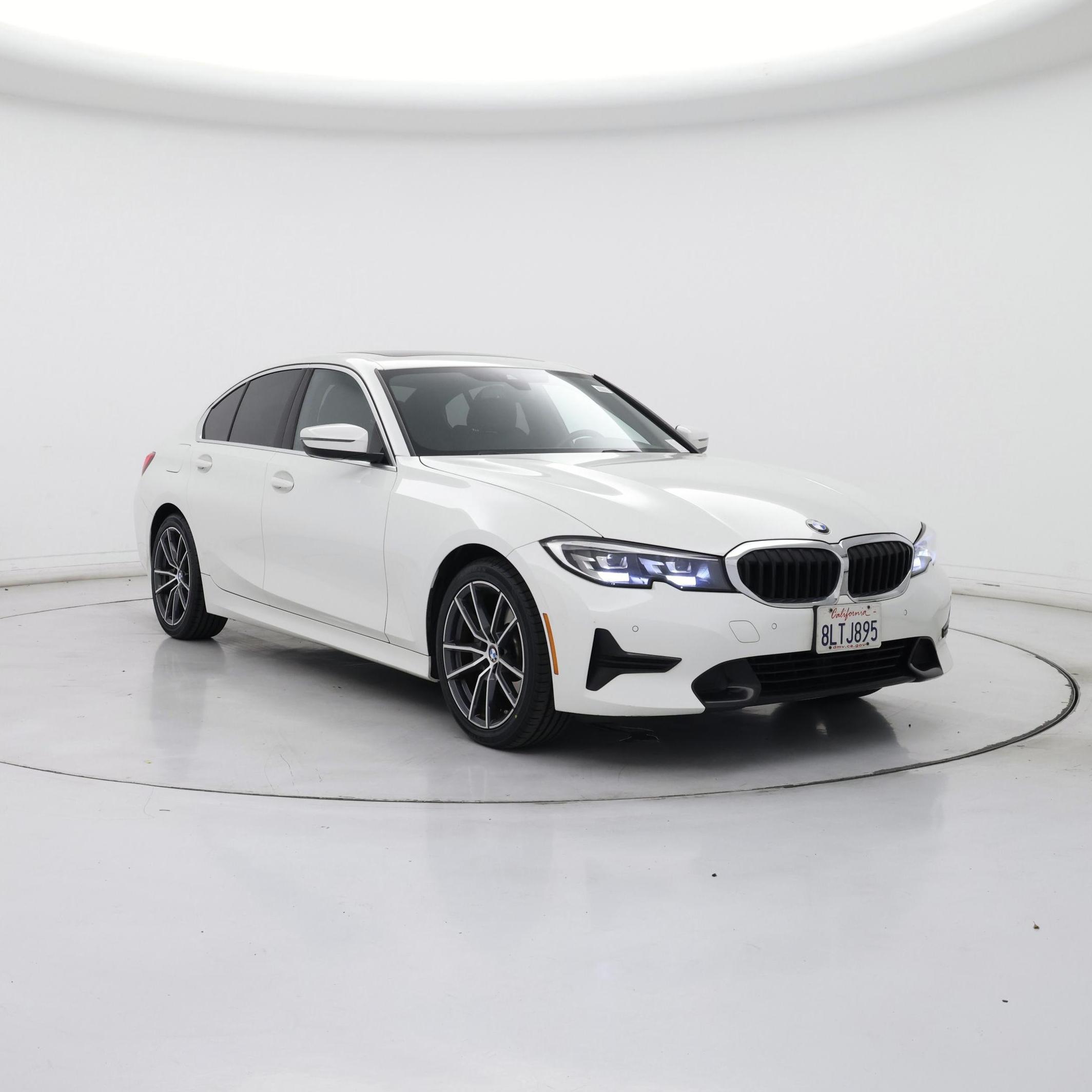 White 2019 BMW 3 Series Sedan Rear-Wheel Drive Automatic