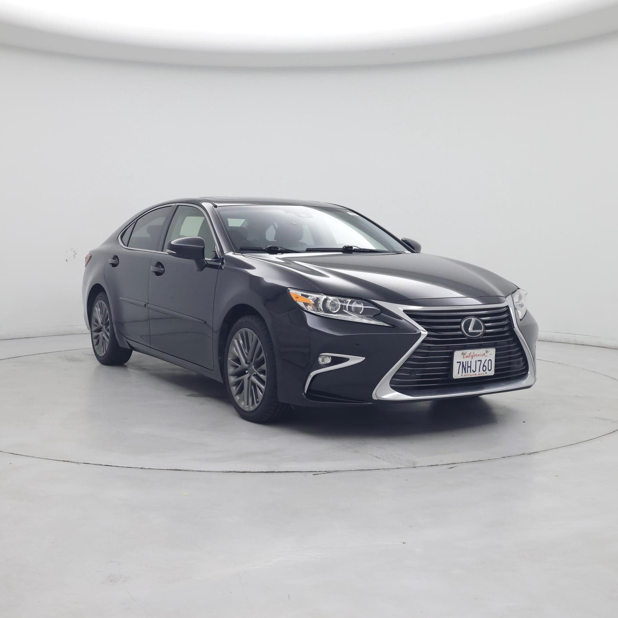 Black 2016 Lexus ES Sedan Front-Wheel Drive Automatic