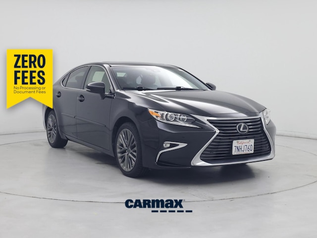 Black 2016 Lexus ES Sedan Front-Wheel Drive Automatic