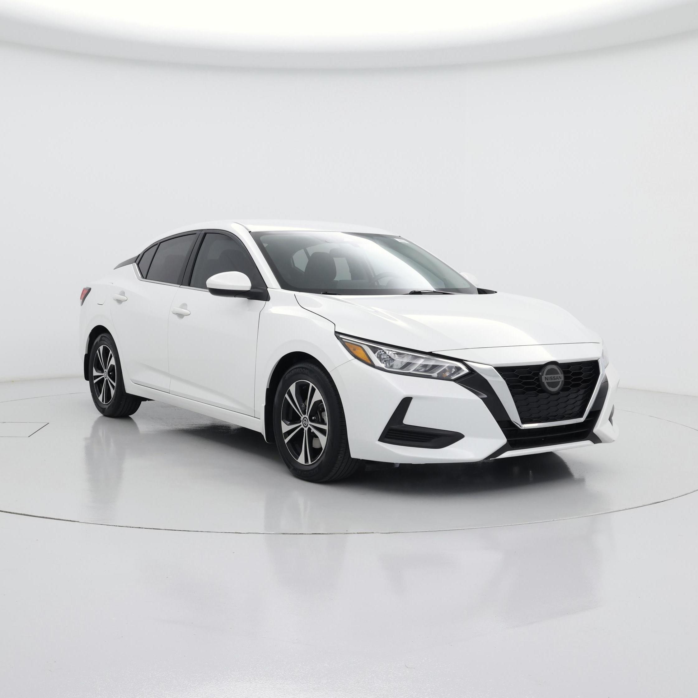 White 2023 Nissan Sentra Sedan Front-Wheel Drive Automatic