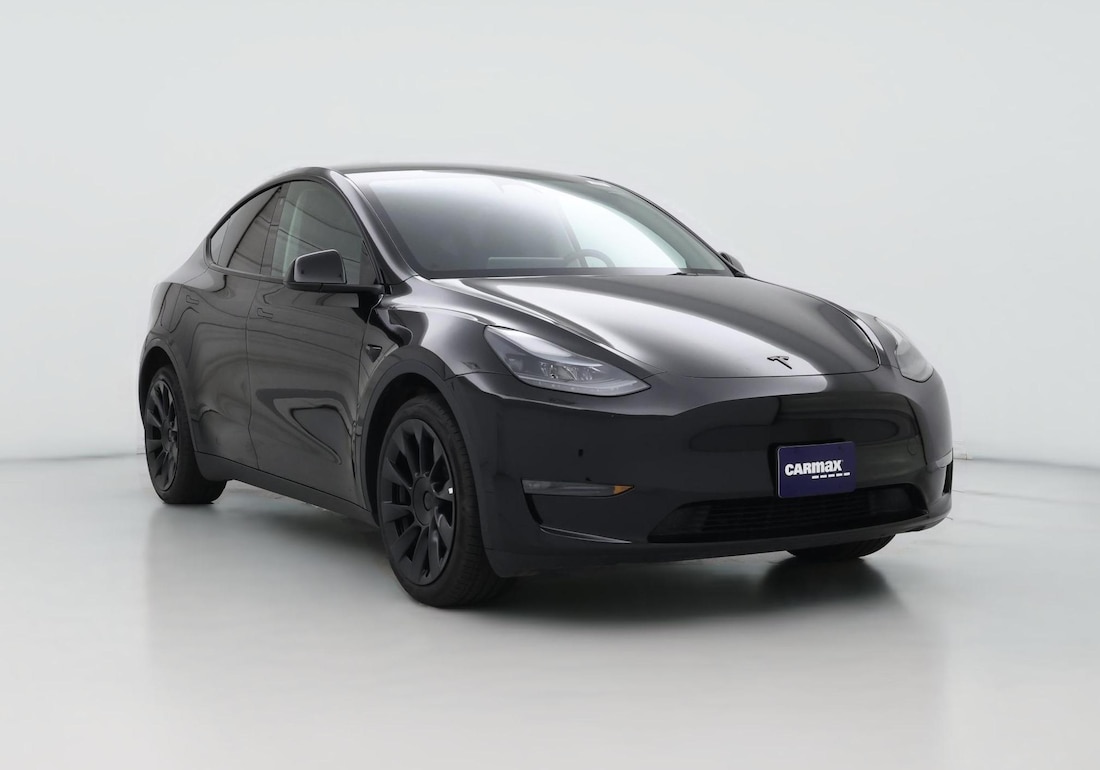 2023 Tesla Model Y Long Range All-Wheel Drive in Black — CarMax photo
