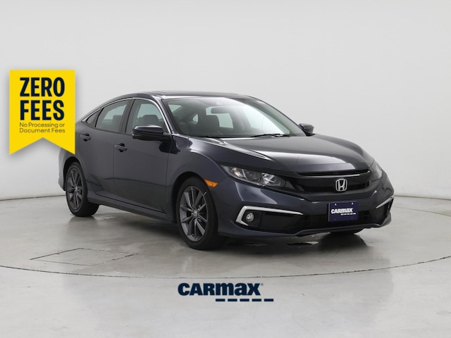 Blue 2021 Honda Civic Sedan Front-Wheel Drive Automatic