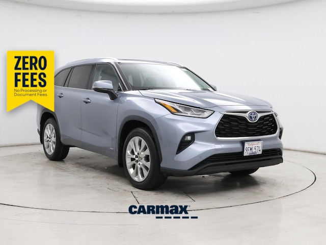 Blue 2023 Toyota Highlander Hybrid SUV / Crossover All-Wheel Drive Automatic