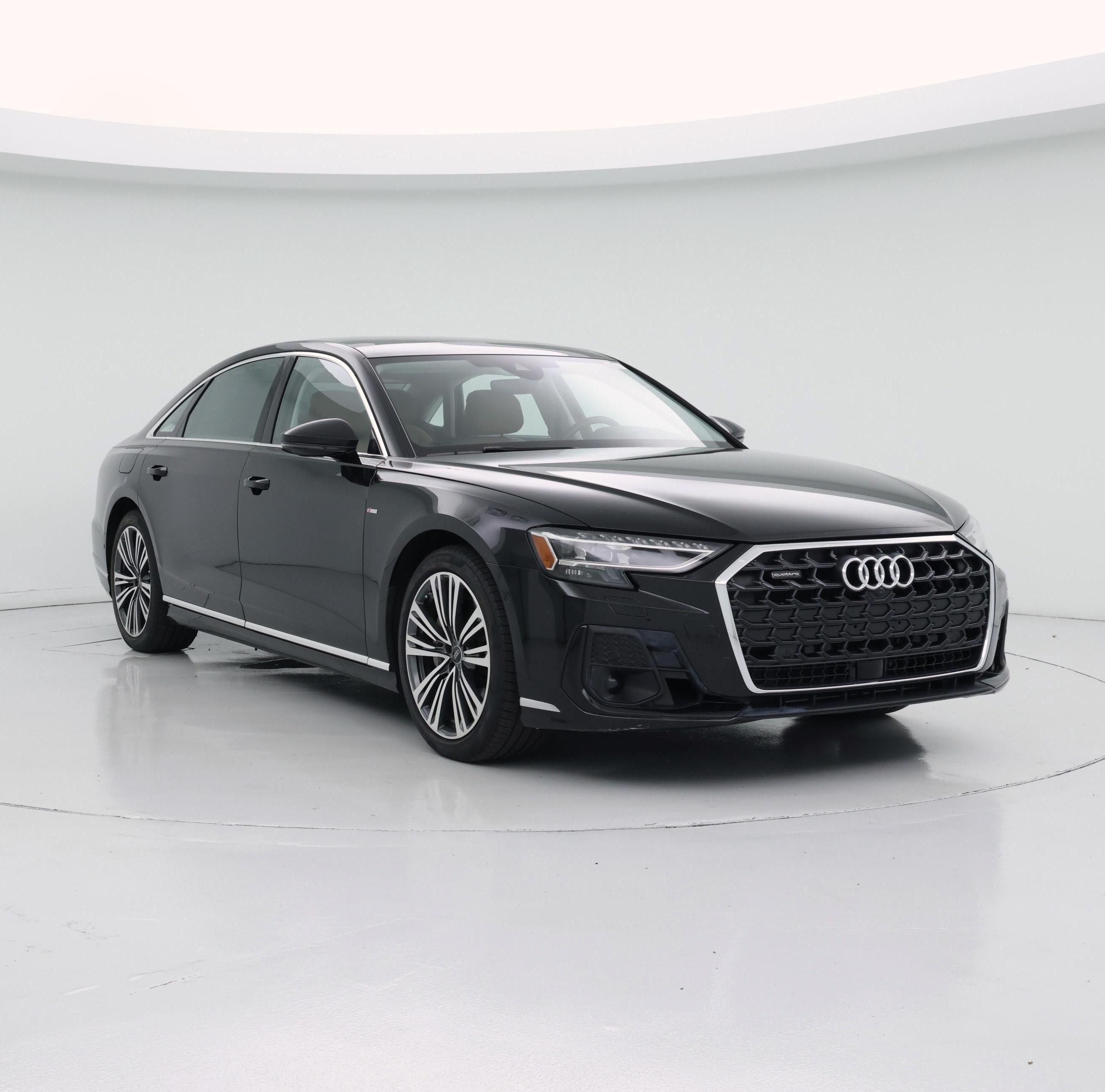 Black 2023 Audi A8 Sedan All-Wheel Drive Automatic