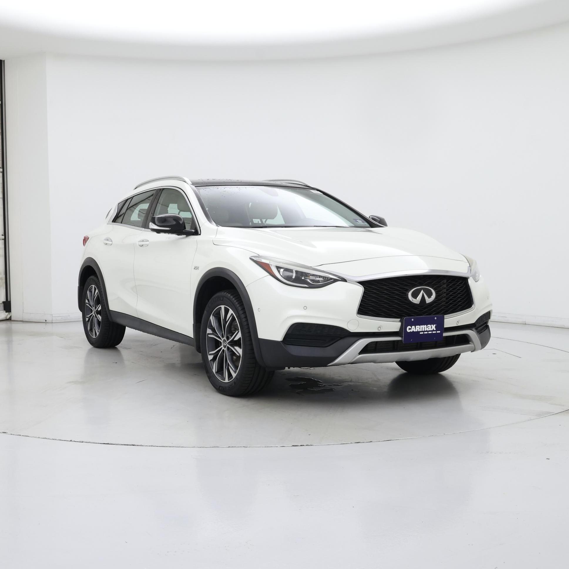 White 2019 INFINITI QX30 SUV / Crossover All-Wheel Drive Automatic