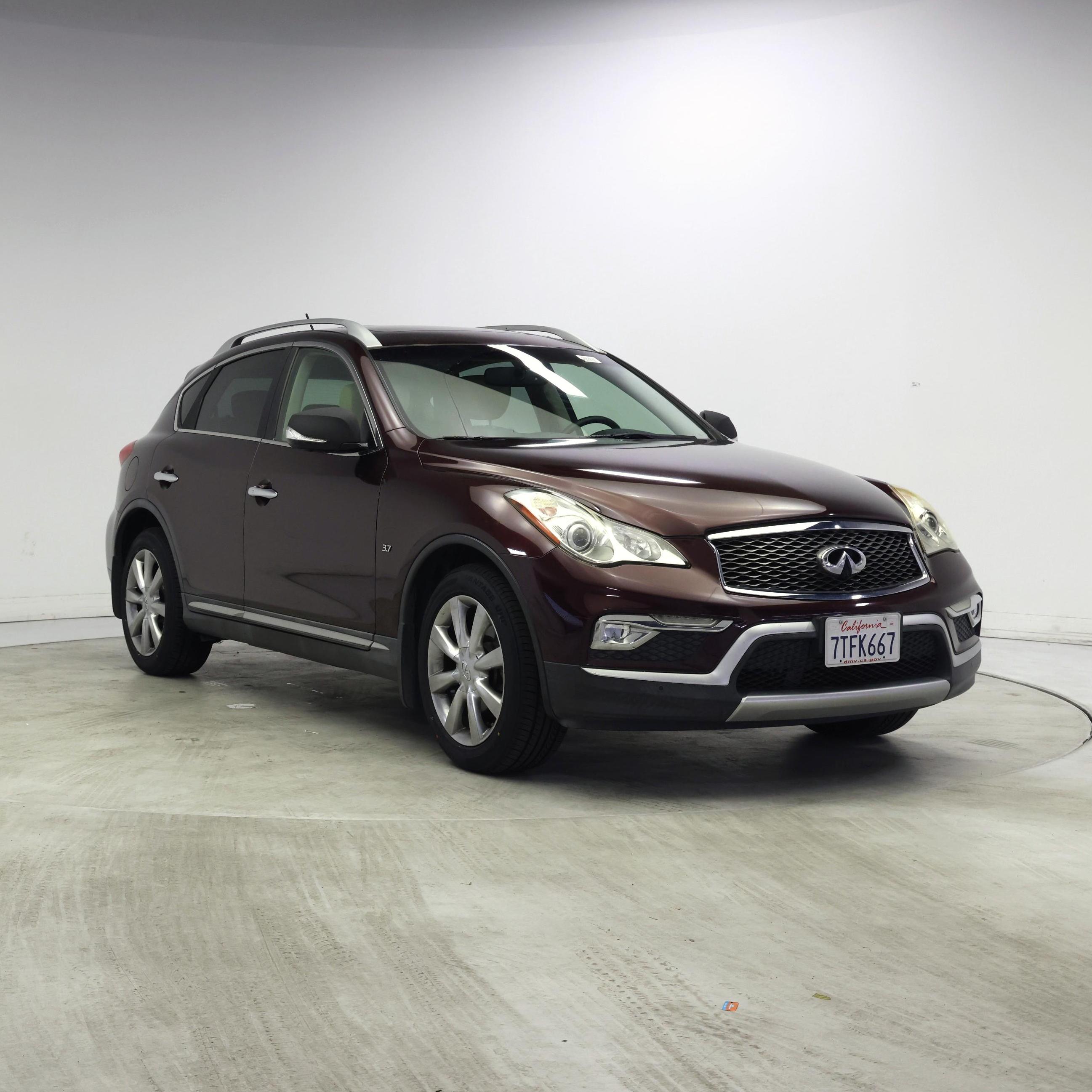 Red (Burgundy) 2016 INFINITI QX50 SUV / Crossover Rear-Wheel Drive Automatic