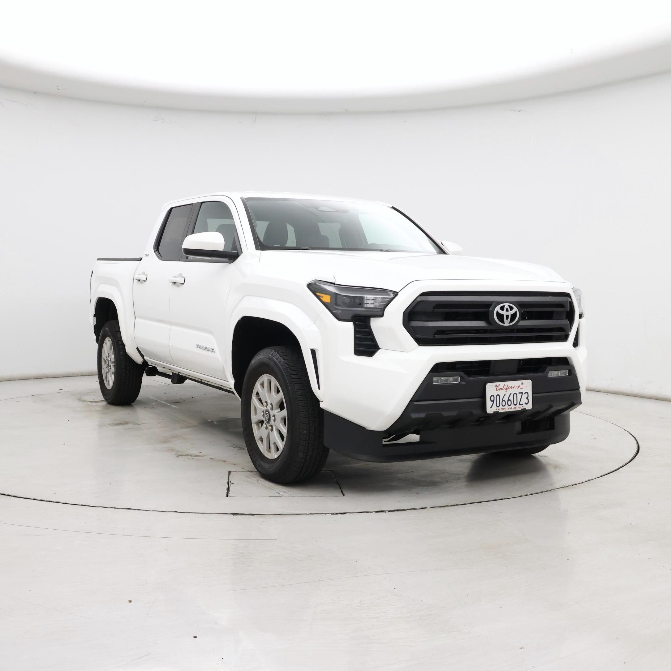 White 2024 Toyota Tacoma Pickup Truck 4X2 Automatic