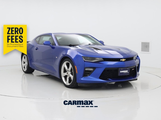 Blue 2018 Chevrolet Camaro Coupe Rear-Wheel Drive Automatic