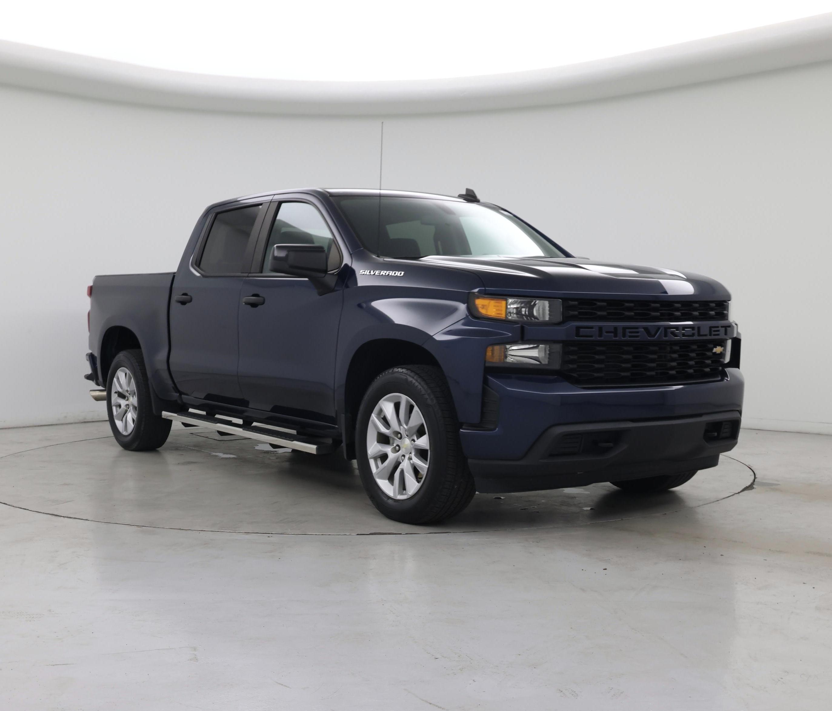 Blue 2020 Chevrolet Silverado 1500 Pickup Truck 4X2 Automatic