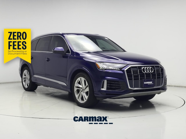 Blue 2021 Audi Q7 SUV / Crossover All-Wheel Drive Automatic