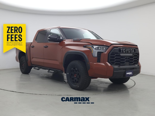 Orange 2024 Toyota Tundra Hybrid Pickup Truck Four-Wheel Drive Automatic