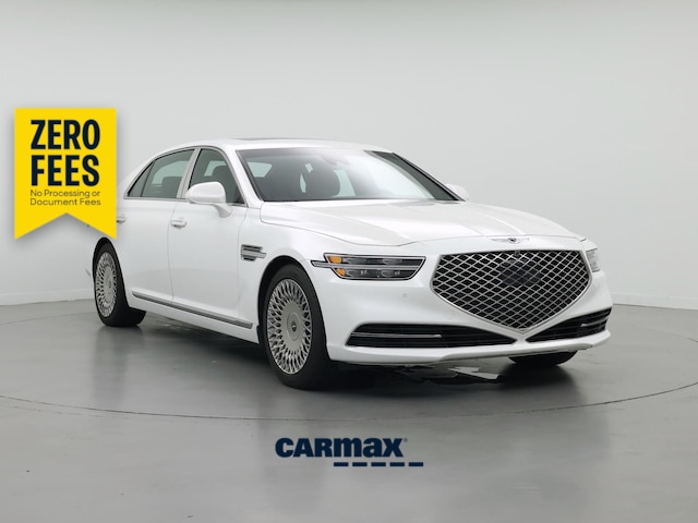 White 2020 Genesis G90 Sedan Rear-Wheel Drive Automatic