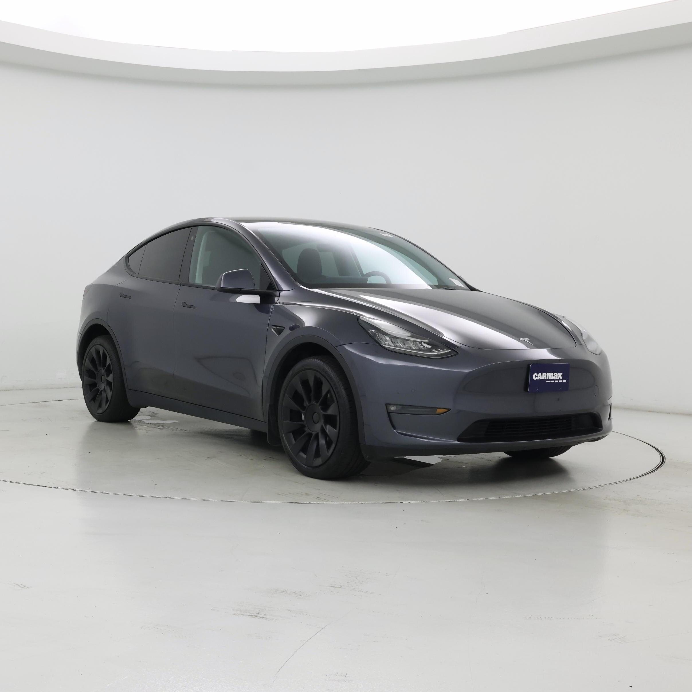 Gray 2022 Tesla Model Y SUV / Crossover All-Wheel Drive Automatic
