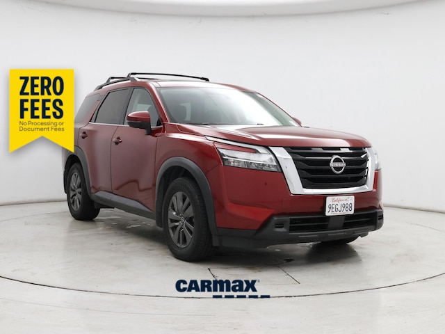 Red 2022 Nissan Pathfinder SUV / Crossover All-Wheel Drive Automatic