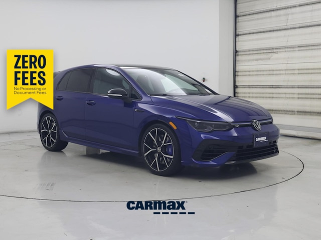 Blue 2024 Volkswagen Golf R Hatchback All-Wheel Drive Automatic