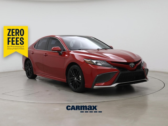 Red 2021 Toyota Camry Sedan Front-Wheel Drive Automatic