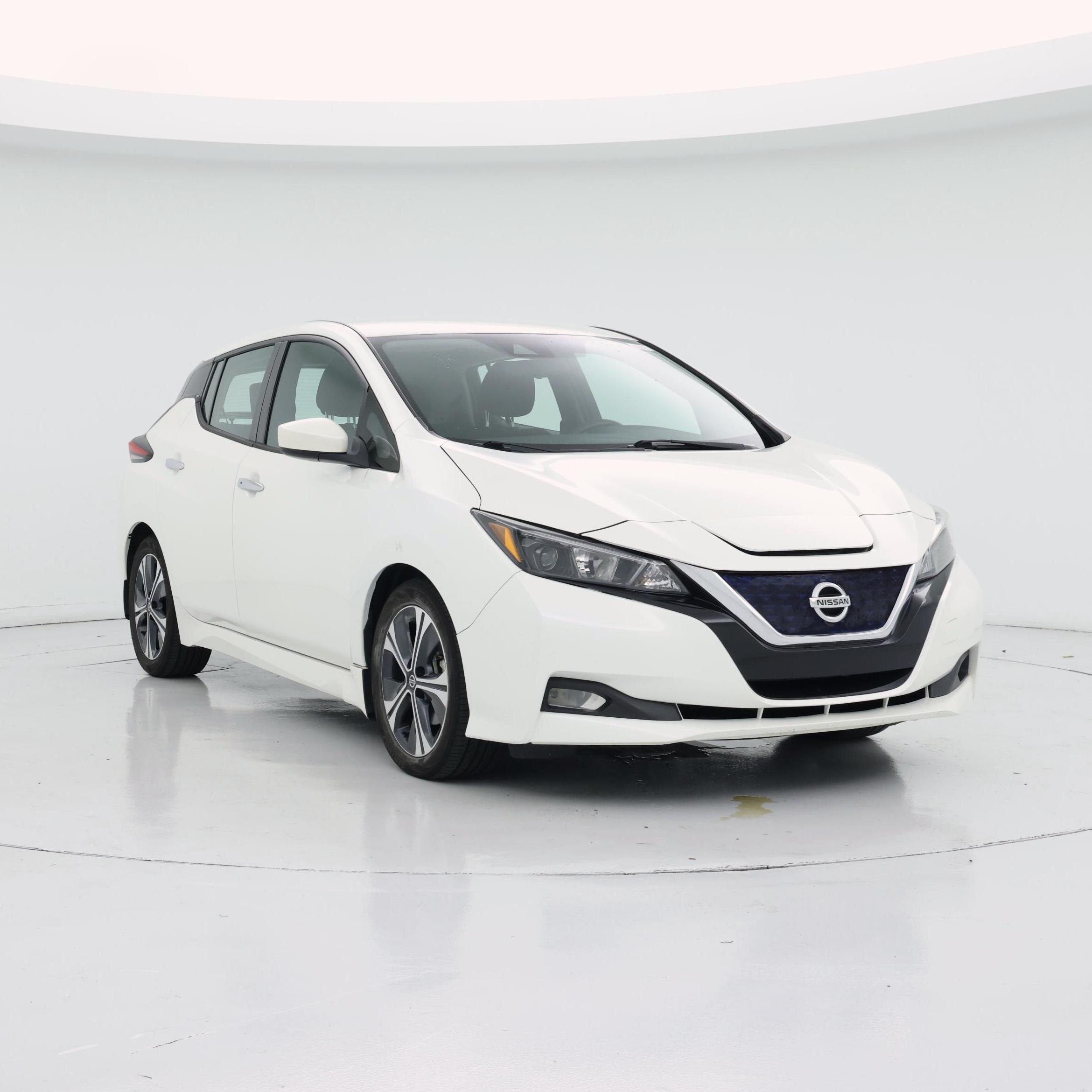 White 2022 Nissan LEAF Hatchback Front-Wheel Drive Automatic