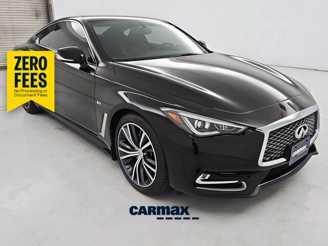 Black 2017 INFINITI Q60 Coupe All-Wheel Drive Automatic
