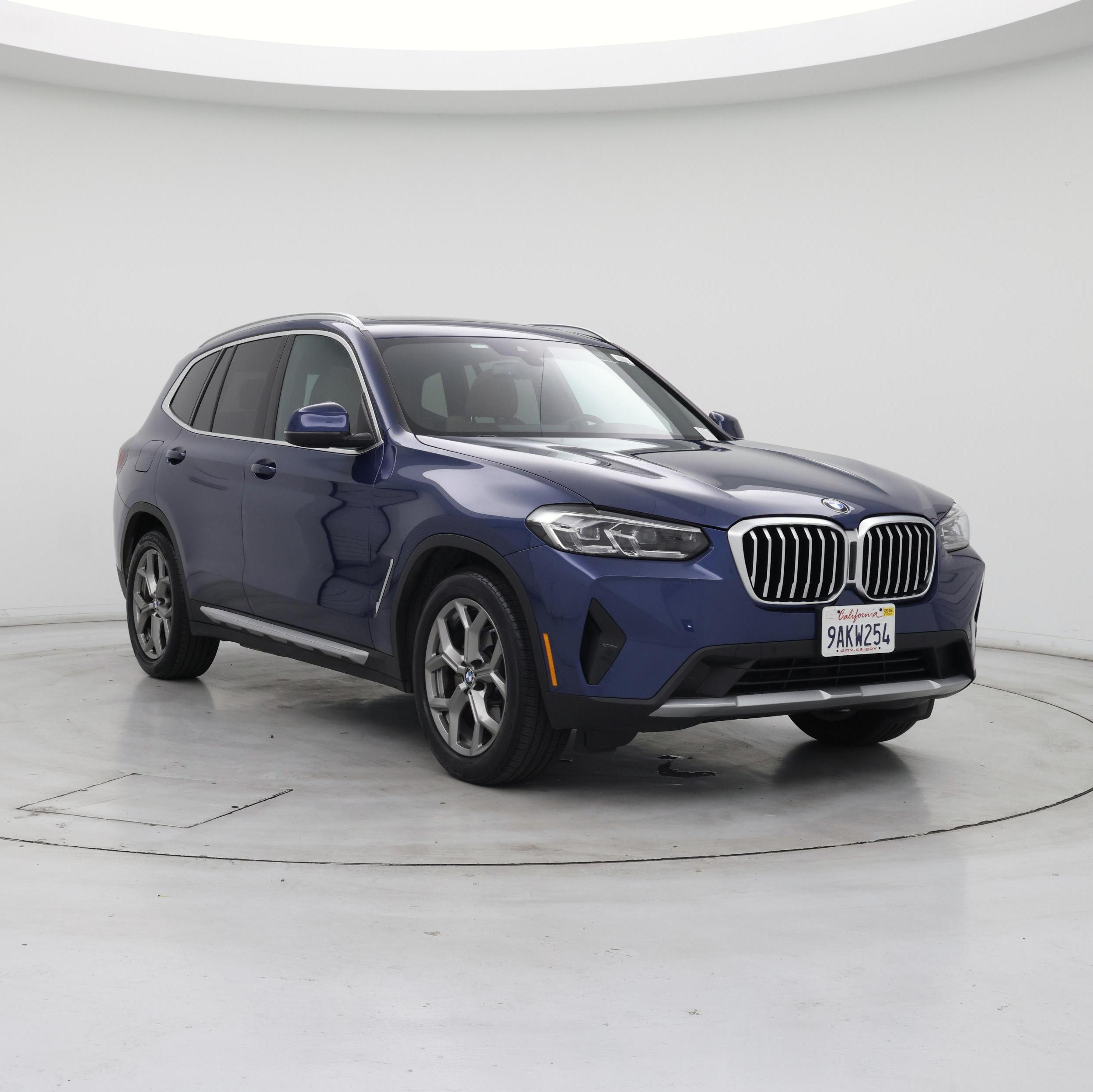 Blue 2022 BMW X3 SUV / Crossover Rear-Wheel Drive Automatic