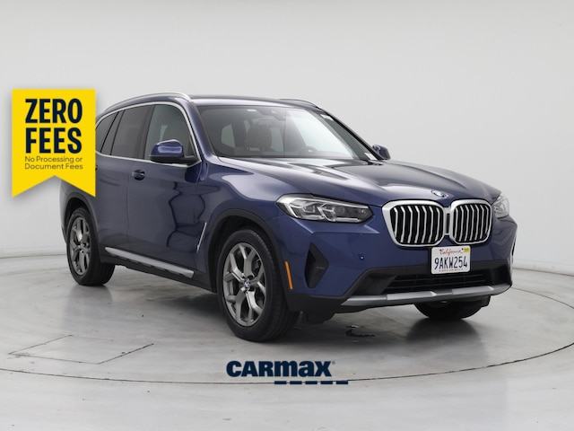 Blue 2022 BMW X3 SUV / Crossover Rear-Wheel Drive Automatic