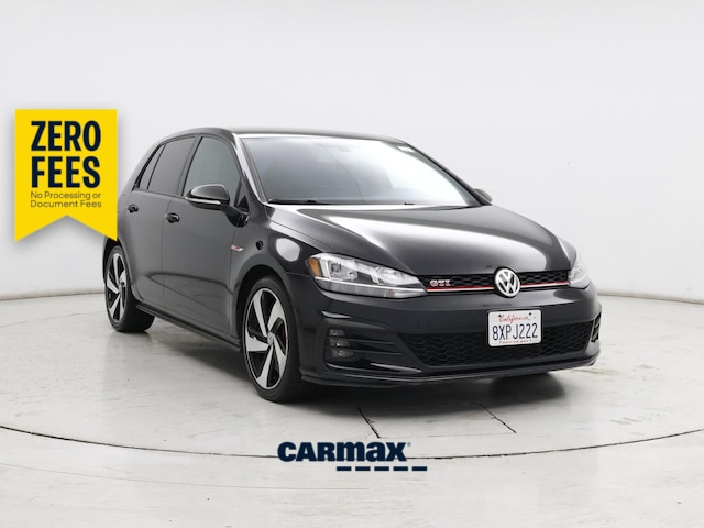 Black 2021 Volkswagen Golf GTI Hatchback Front-Wheel Drive Automatic