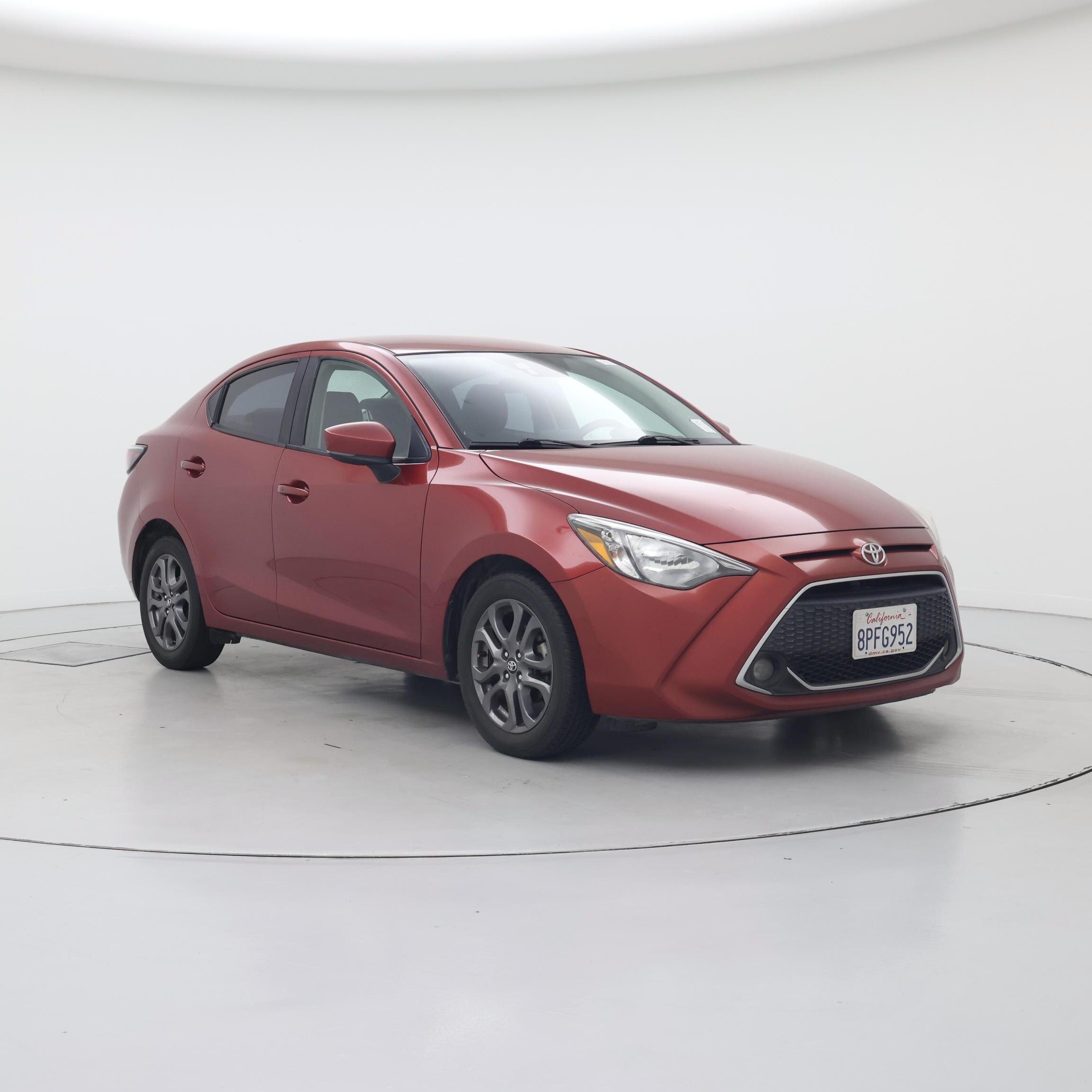 Red 2020 Toyota Yaris Sedan Front-Wheel Drive Automatic
