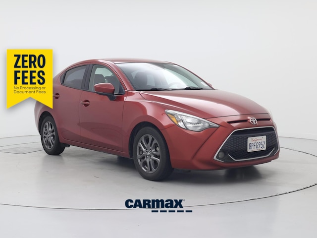 Red 2020 Toyota Yaris Sedan Front-Wheel Drive Automatic