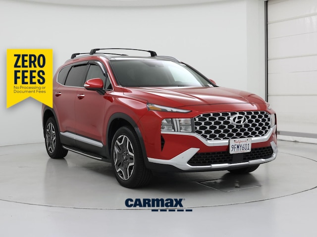 Red 2023 Hyundai Santa Fe Hybrid SUV / Crossover All-Wheel Drive Automatic