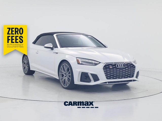 White 2021 Audi S5 Convertible All-Wheel Drive Automatic