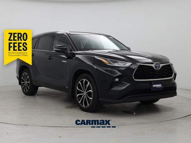 Black 2021 Toyota Highlander Hybrid SUV / Crossover All-Wheel Drive Automatic