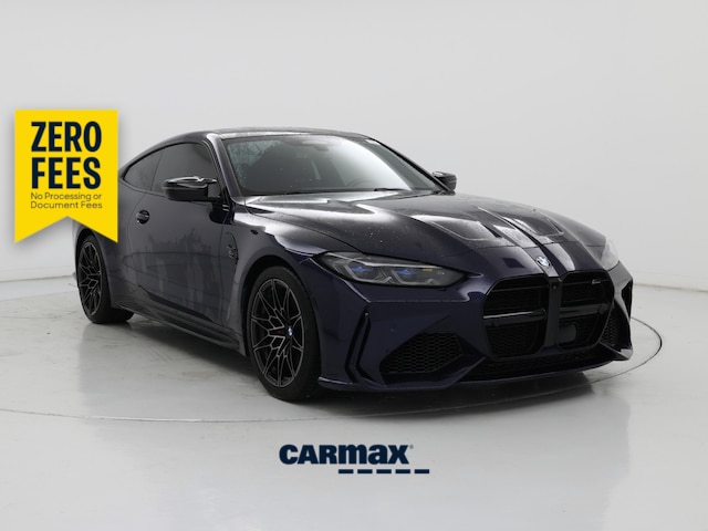 Blue 2024 BMW M4 Coupe All-Wheel Drive Automatic